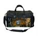 Claude Monet's Avenue in the Park Large Black Duffel Style Weekender Carry On Satchel Bag