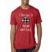 I Love You To Texas And Back Plaid Pop Culture Mens Premium Tri Blend T-Shirt, Vintage Red, X-Large