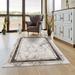 White 63 x 47 x 0.6 in Area Rug - Mercer41 Abstract Grey Area Rug Polypropylene/Jute & Sisal | 63 H x 47 W x 0.6 D in | Wayfair