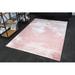 Pink 0.6 in Living Room Area Rug - Pink 0.6 in Area Rug - Mercer41 White Abstract Rustic Modern Marble Pattern Area Rug For Living Room Bedroom Hallway Carpet 6'7" X 9'2" /Jute & Sisal | Wayfair