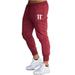 Men Workout Sweatpants Joggers High Waist Slim Fit Pants Tracksuit Sportwear Men Gym Skinny Pants Long Trousers