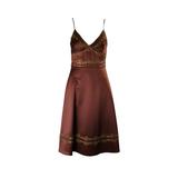 laundry by shelli segal copper spaghetti strap sateen sequin dress 4