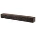 Dogberry Collections Rough Hewn Fireplace Shelf Mantel, Wood in Brown | 5.5 H x 72 W x 9 D in | Wayfair m-hewn-7205-dkch-none