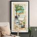 Rosecliff Heights Day in Paradise I - Picture Frame Painting Paper, Solid Wood in Blue/Green/Indigo | 18.5 H x 10.5 W x 1.5 D in | Wayfair