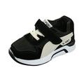 Manfiter Boy's Girl's Lightweight Breathable Sneakers Strap Athletic Casual Shoes