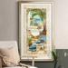 Rosecliff Heights Day in Paradise II - Picture Frame Painting Paper, Solid Wood in Blue/Green/Indigo | 26.5 H x 14.5 W x 1.5 D in | Wayfair