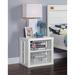 Mason & Marbles Ezio Nightstand w/ Usb Metal in White | 20 H x 20 W x 17 D in | Wayfair DB92C1C21E594522B9A9F3546098B009