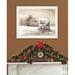 The Holiday Aisle® Bringing Home The Tree by Artisan John Rossini - Picture Frame Print on Paper Paper | 21 H x 27 W x 1 D in | Wayfair