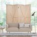 Gracie Oaks Anary 63" W x 67" H 4 - Panel Room Divider Wood in Brown | 67 H x 63 W x 0.8 D in | Wayfair 9FA1C78157FB4C27A038229437A52856