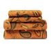 Red Barrel Studio® Colville Standard Cotton Sheet Set Flannel/Cotton in Orange/Blue | Twin | Wayfair 6B0106F1F054405485FA19DE0EE44B07