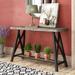 Isakson 47.25" Console Table Wood/Metal in Gray Laurel Foundry Modern Farmhouse® | 30 H x 47.25 W x 16 D in | Wayfair