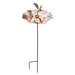 August Grove® Hummingbird Birdbath w/ Stake Metal/Copper in Brown | 7 H x 13.25 W x 13.25 D in | Wayfair F0CD17B7F3974710910CB3B9576F840D