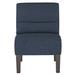 Slipper Chair - Red Barrel Studio® Letourneau 63.5Cm Wide Slipper Chair, Wood in Blue/Navy | 33 H x 25 W x 32 D in | Wayfair ALTH7601 47119432