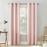 Kelly Clarkson Home Astrid Casual Textured Semi-Sheer Grommet Curtain Panel Metal in Pink | 95 H in | Wayfair 0EACC5807C104E1ABD27B7A7D7768432