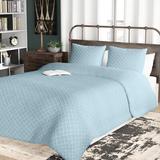 George Oliver Daziel Microfiber Modern & Contemporary Comforter Set Polyester/Polyfill/Microfiber in Blue | Wayfair