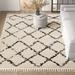 Black/White 87 x 1.18 in Area Rug - Sand & Stable™ Francisco Geometric Charcoal/Beige Area Rug Polypropylene | 87 W x 1.18 D in | Wayfair