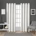 House of Hampton® Cambra Velvet Solid Semi-Sheer Grommet Curtain Panels Velvet in White | 108 H in | Wayfair HOHM6885 41505852