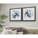 Indigo Garden' 2-Piece Painting Print Set Paper in Blue/Gray Laurel Foundry Modern Farmhouse® | 16 H x 32 W x 1.5 D in | Wayfair