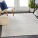 White 142 x 0.31 in Area Rug - Zipcode Design™ Herrod Gray/Ivory Area Rug, Polypropylene | 142 W x 0.31 D in | Wayfair