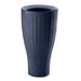 Crescent Garden Cup 16" Tall Planter (Alpine White) Resin/Plastic in Blue | 39.37 H x 21.65 W x 21.65 D in | Wayfair A645555