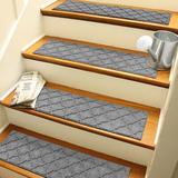 0.25 x 30 W in Stair Treads - Matterly WaterHog Cordova 8.5 in. x 30 in. Indoor Outdoor Stair Treads Polyester | 0.25 H x 30 W in | Wayfair