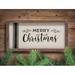 The Holiday Aisle® Grain Sack Framed Sign Merry Christmas Wood in Brown | 9.5 H x 18.5 W x 0.75 D in | Wayfair D4F25BFDCAAA4407B3D60F4F1EA427EF