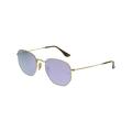 Ray-Ban Women's RB3548N-001/8O-54 Gold Square Sunglasses