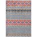 White 36 x 0.37 in Indoor Area Rug - Bungalow Rose Dishant Southwestern Navy/Ivory/Pink Area Rug | 36 W x 0.37 D in | Wayfair