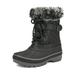 DREAM PARIS Toddler Winter Snow Boots Kid Boy Girl Sneakers Shoes Waterproof KRIVER-3 BLACK Size 6