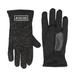 Karl Lagerfeld Womens Black Knit Back Touchscreen Gloves Small Black L9KG5817