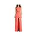 Halston Heritage Womens High-Low Hardware Evening Dress