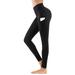 UKAP Women Yoga Sexy Leggings Sexy Yoga Pants with Pockets for Phones Stretch Sports Leggings High Waisted Tummy Control Petite Sports Pants Compression Pants Seamless Leggings