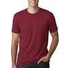 The Next Level Mens Cotton Crew - CARDINAL - XS