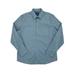 Apt. 9 Mens Teal & Blue Plaid Premier Flex Long Sleeve Dress Shirt Large