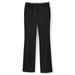 Lands' End Straight Fit Plain Boot Cut Chino Pants Black 18X27 NEW 450655