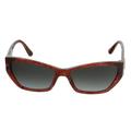 Dolce & Gabbana DG4375 32528G Bordeaux Marble Cat Eye Sunglasses