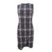 DKNY Women's Asymmetrical Tweed Sheath Dress
