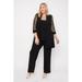 R&M Richards Plus Size Formal Pants Suit