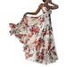 Sunisery Women's Sleeveless Floral Dress Slim Fit V-Neck Ankle Length Beach Maxi Dress