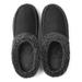 Men's Cozy Memory Foam Moccasin Suede Slippers with Fuzzy Plush Wool-Like Lining, Slip on Mules Clogs House Shoes with Indoor Outdoor Anti-Skid Rubber Sole