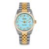 Pre Owned Rolex Datejust 16013 w/ Turquoise Diamond Dial 36mm Men's Watch (Certified Authentic & Warranty Included)