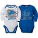 NFL Detroit Lions Baby Boys Long Sleeve Bodysuit Set, 2-Pack
