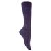 Lian Style Big Girl's 2 Pairs Wool Knee-high Crew Socks Size L (Purple)