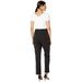 Adrianna Papell Color Blocked Crepe Cowl Neck Jumpsuit Ivory/Black