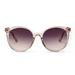 Frozero Retro round sunglasses ladies men's brand designer sunglasses ladies alloy mirror sunglasses