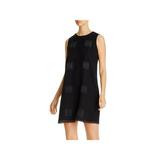 Eileen Fisher Womens Silk Round Neck Shift Dress