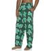 Fun Boxer Mens Pajama Pants St.Patrick Green Lounge Pants, Born Lucky, Size: Small