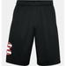 Under Armour Men's UA Freedom Tech Big Flag Logo Shorts 1359349-001 Black