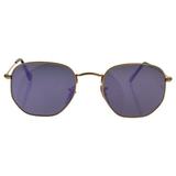 Ray Ban RB 3548-N 001/80 - Gold/Lilac by Ray Ban for Women - 48-21-140 mm Sunglasses