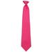 Mens Extra Long Big and Tall XL Solid Color Clip On Easy to Remove Clip Necktie Ties